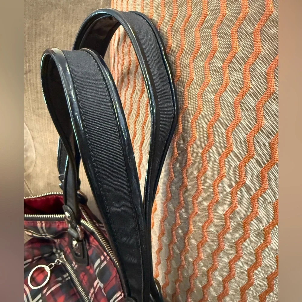 Coach Poppy Tartan Plaid Shoulder Bag - Picture 8 of 15